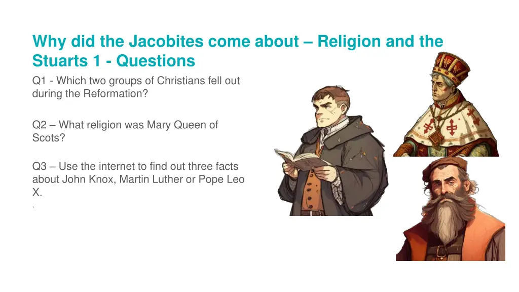 why did the jacobites come about religion 1