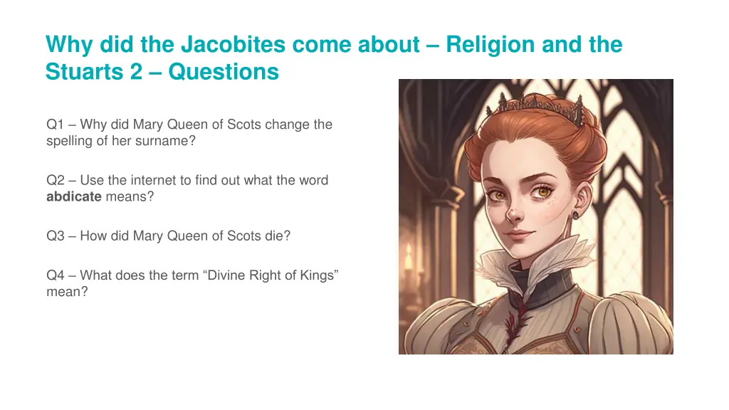 why did the jacobites come about religion 3