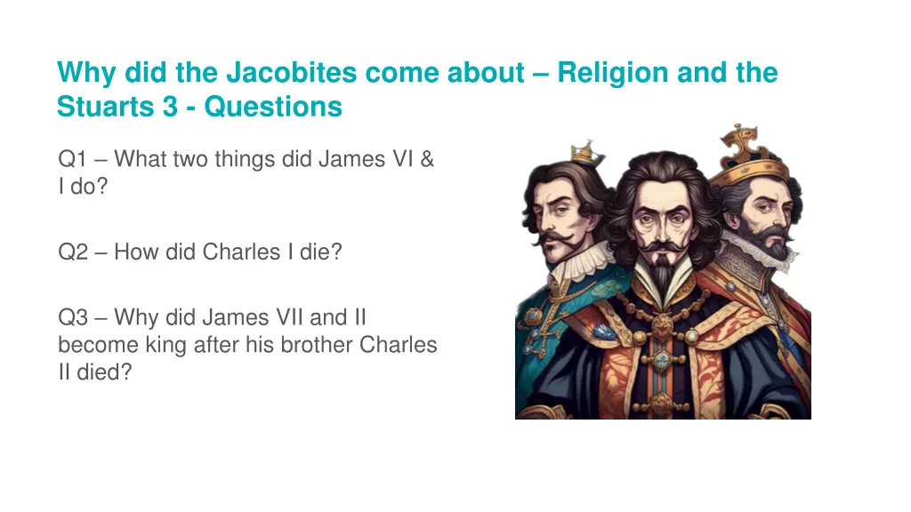 why did the jacobites come about religion 5