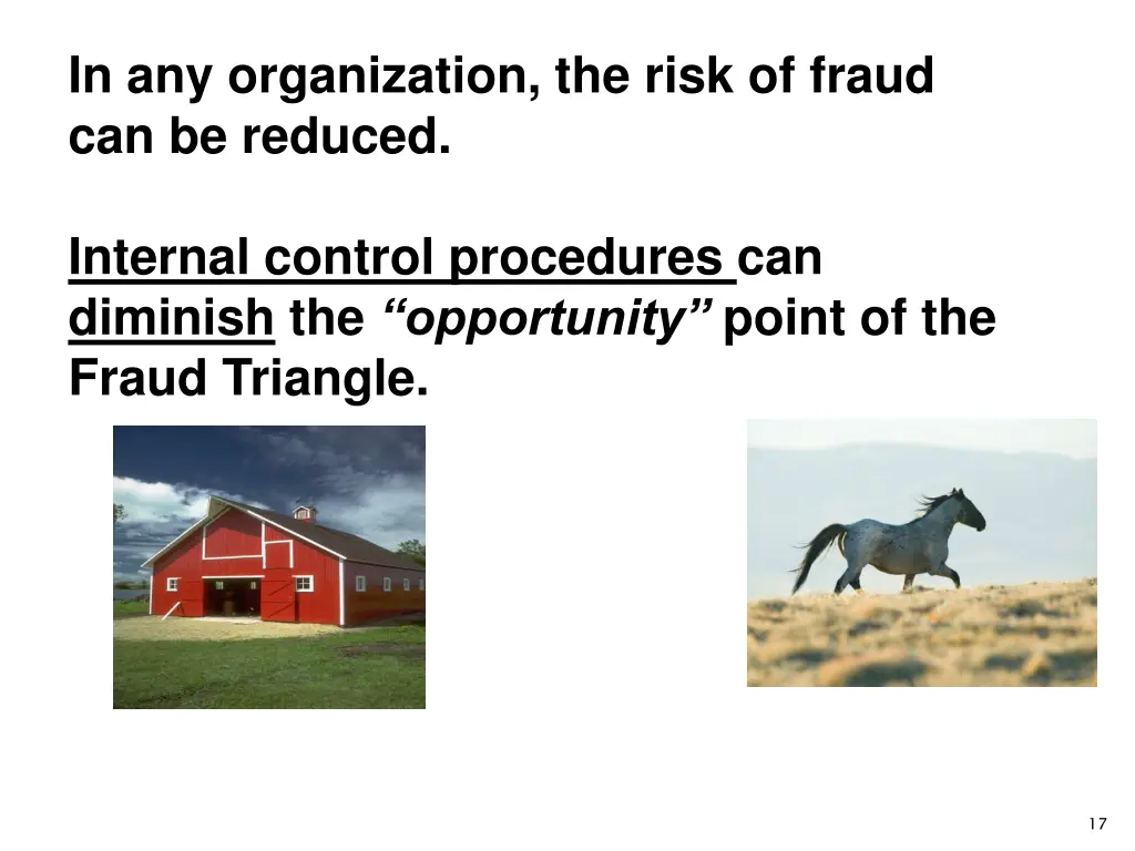 in any organization the risk of fraud