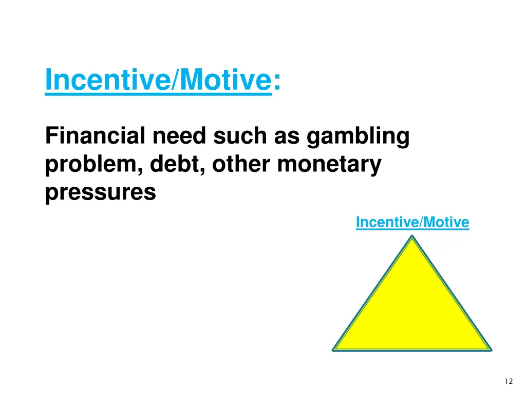 incentive motive 1