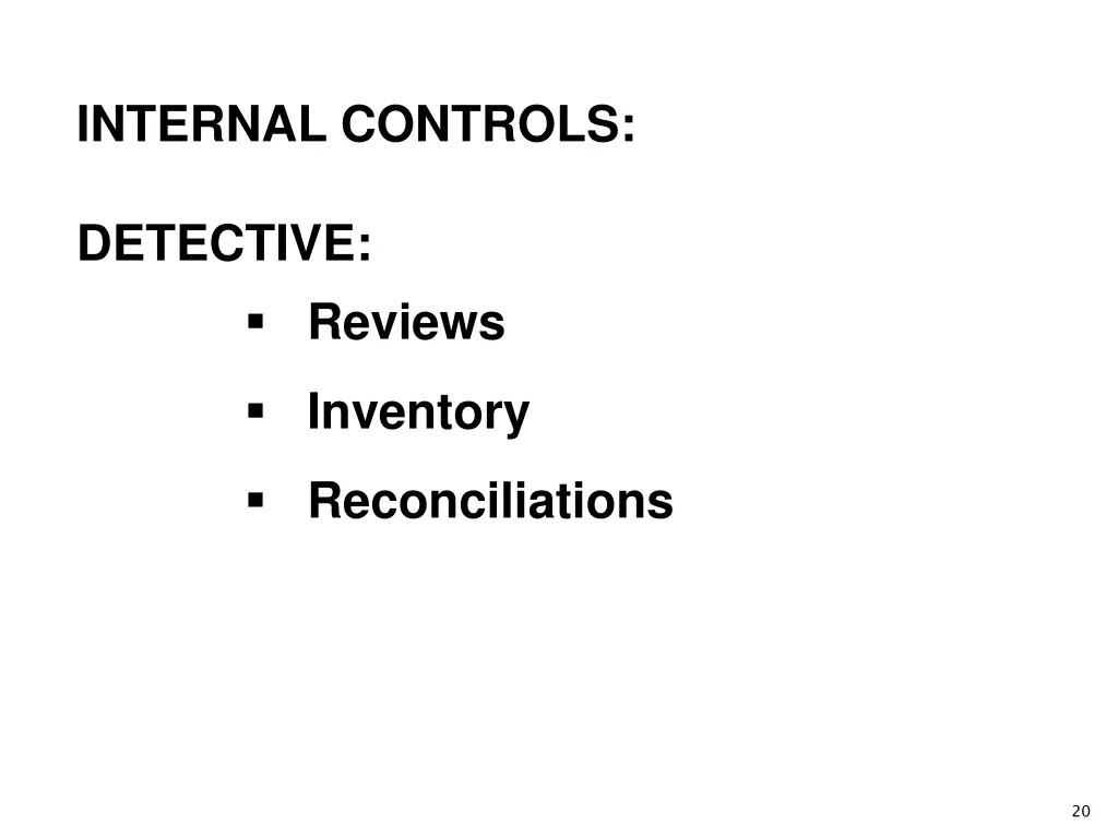 internal controls 1
