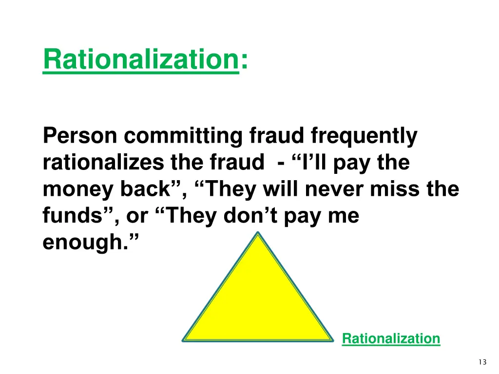 rationalization