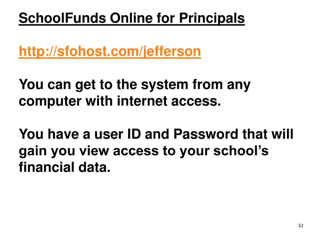 schoolfunds online for principals
