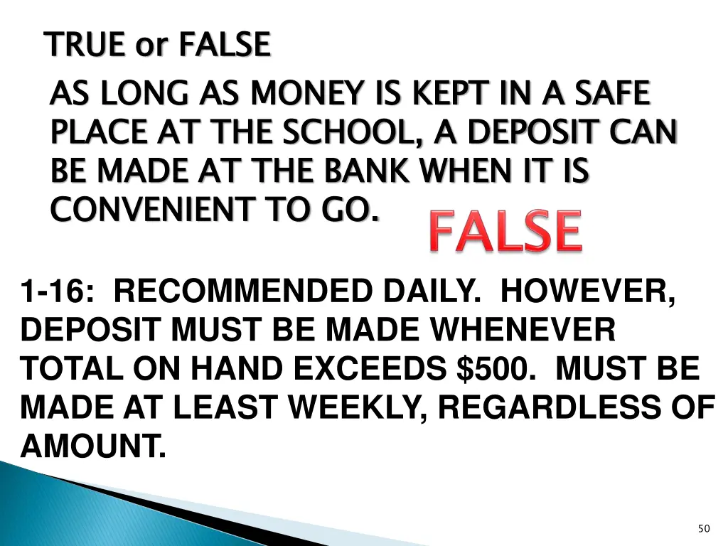 true or false 4
