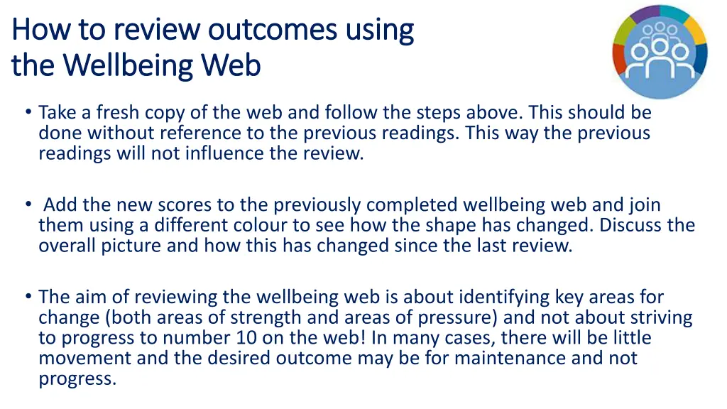 how to review outcomes using how to review