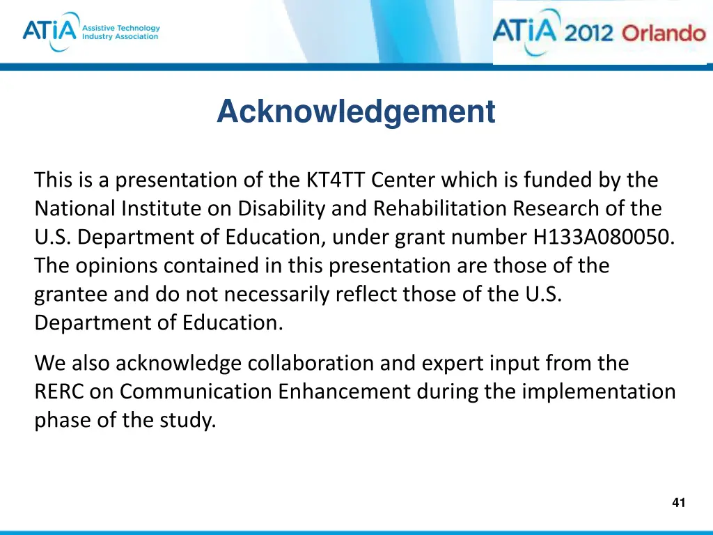 acknowledgement