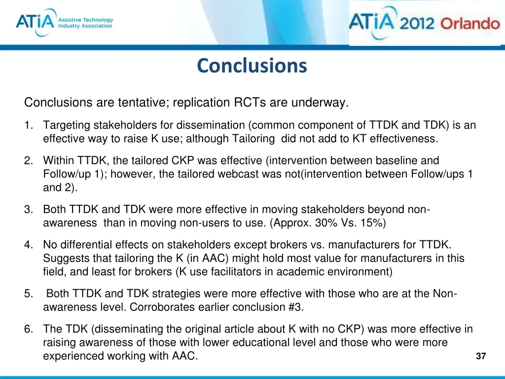 conclusions