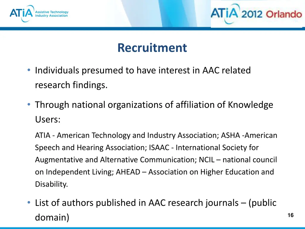 recruitment