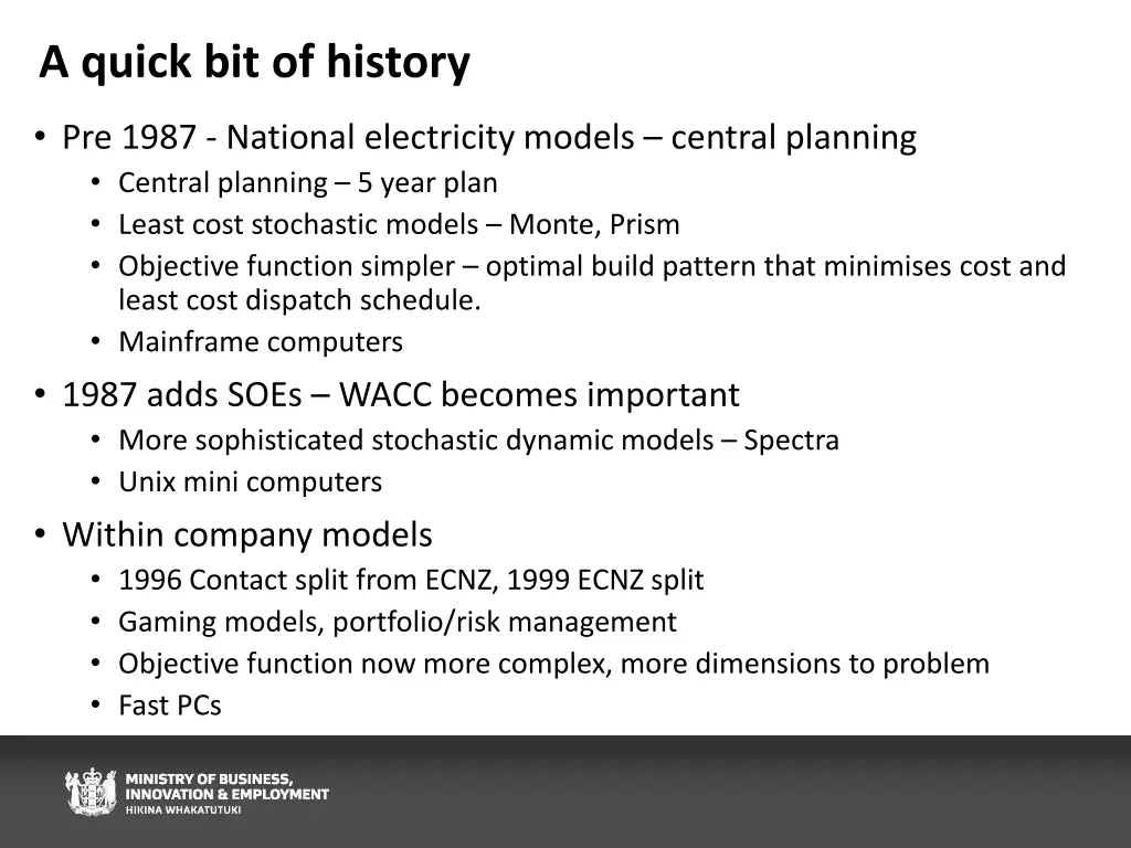 a quick bit of history