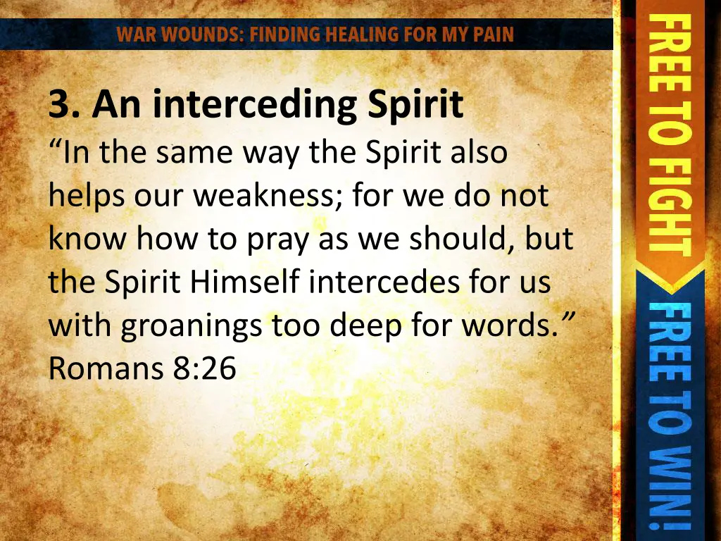 3 an interceding spirit in the same