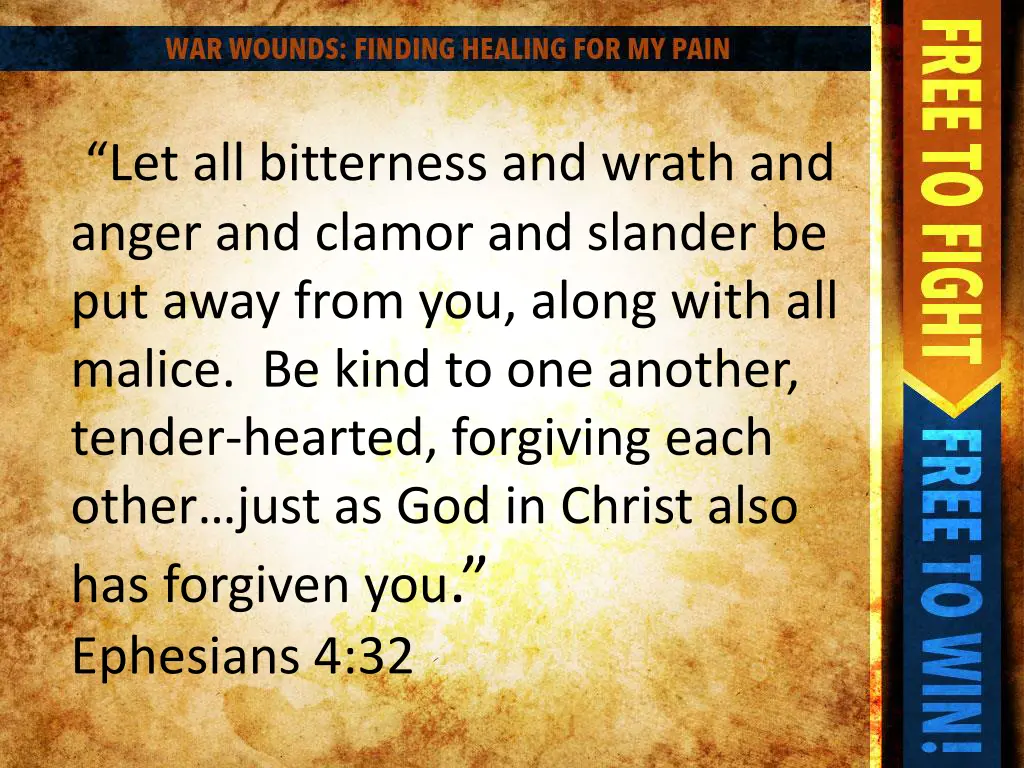 let all bitterness and wrath and anger and clamor