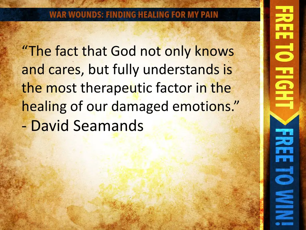 the fact that god not only knows and cares