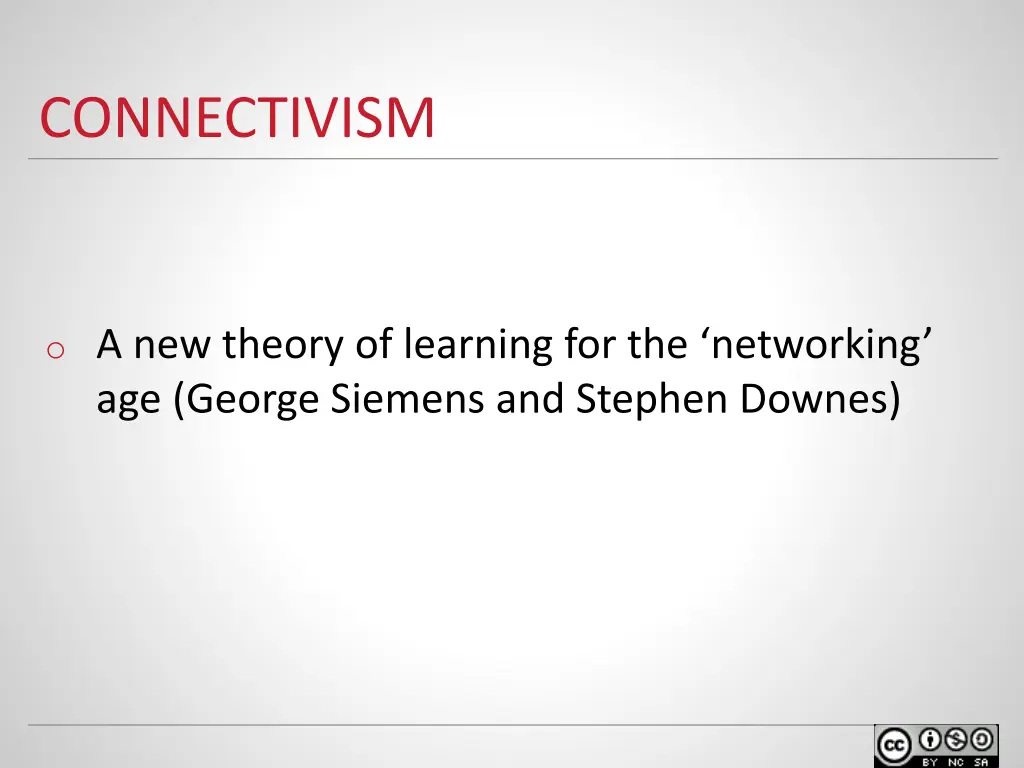 connectivism