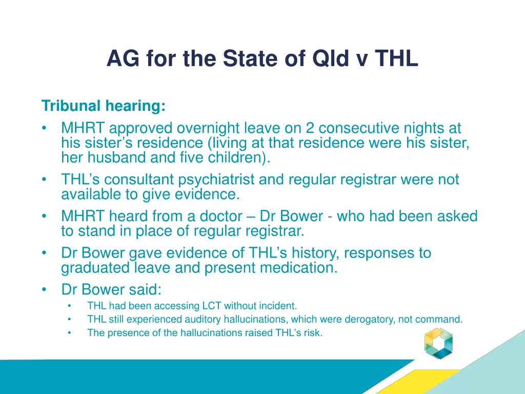 ag for the state of qld v thl 2