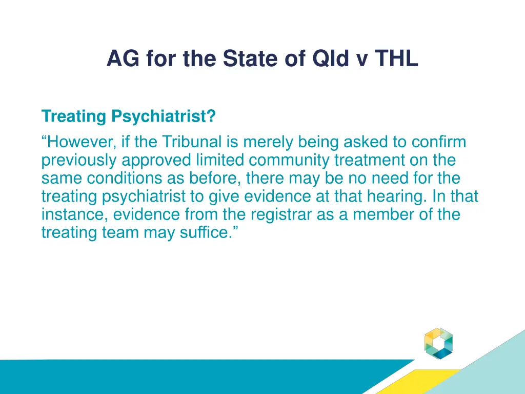 ag for the state of qld v thl 7