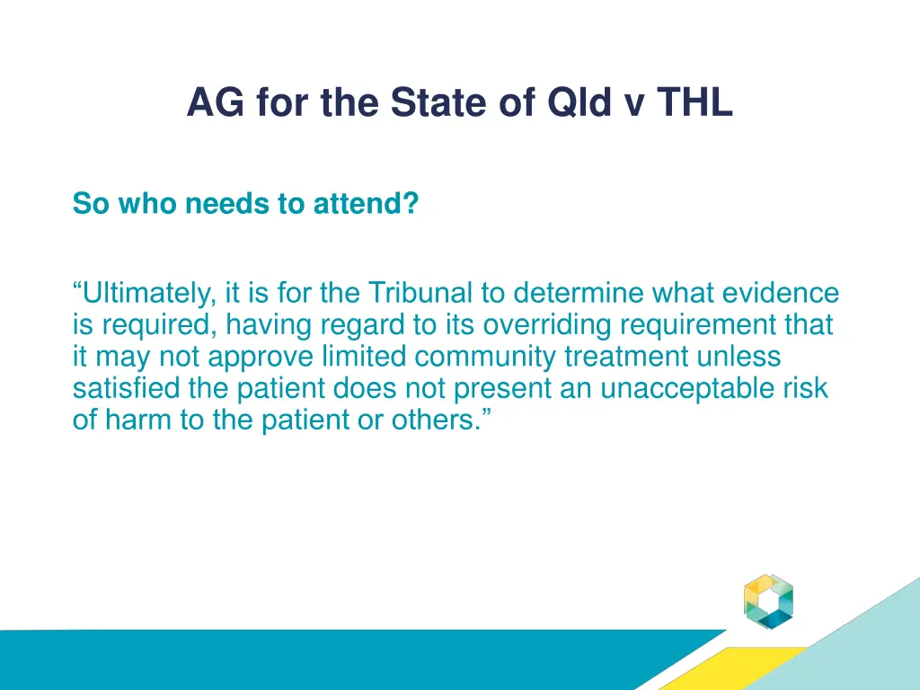 ag for the state of qld v thl 9