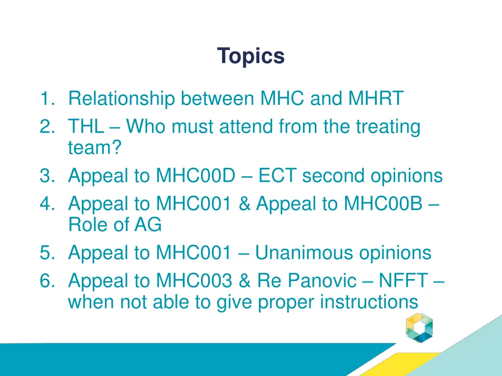 topics