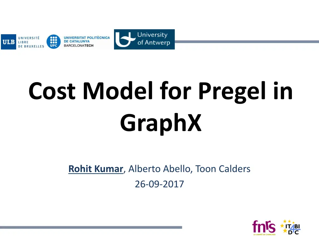 cost model for pregel in graphx
