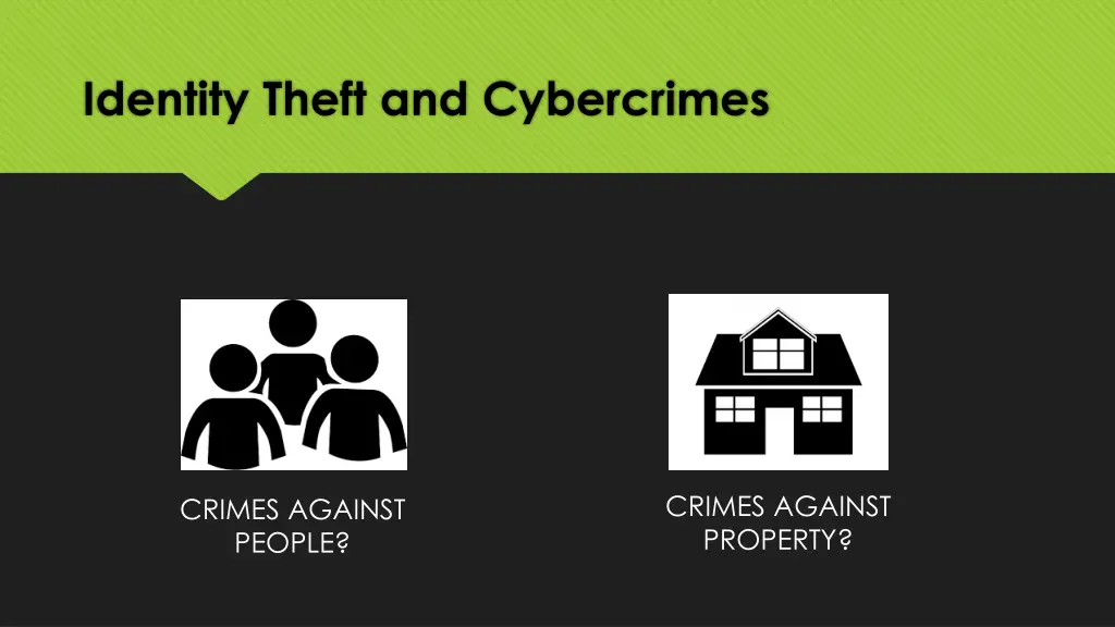 identity theft and cybercrimes