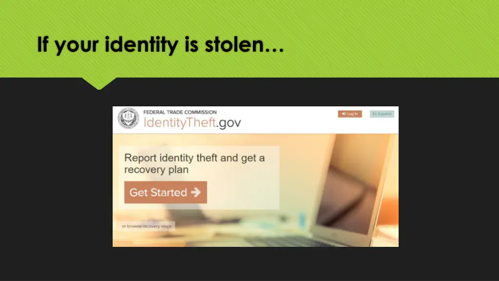 if your identity is stolen
