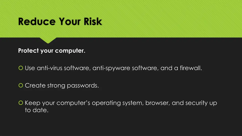 reduce your risk 2