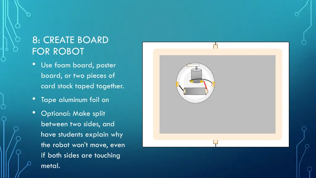 8 create board for robot use foam board poster