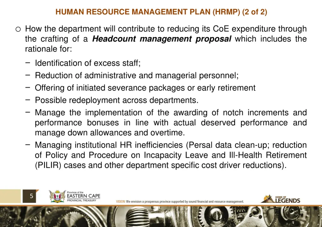 human resource management plan hrmp 2 of 2