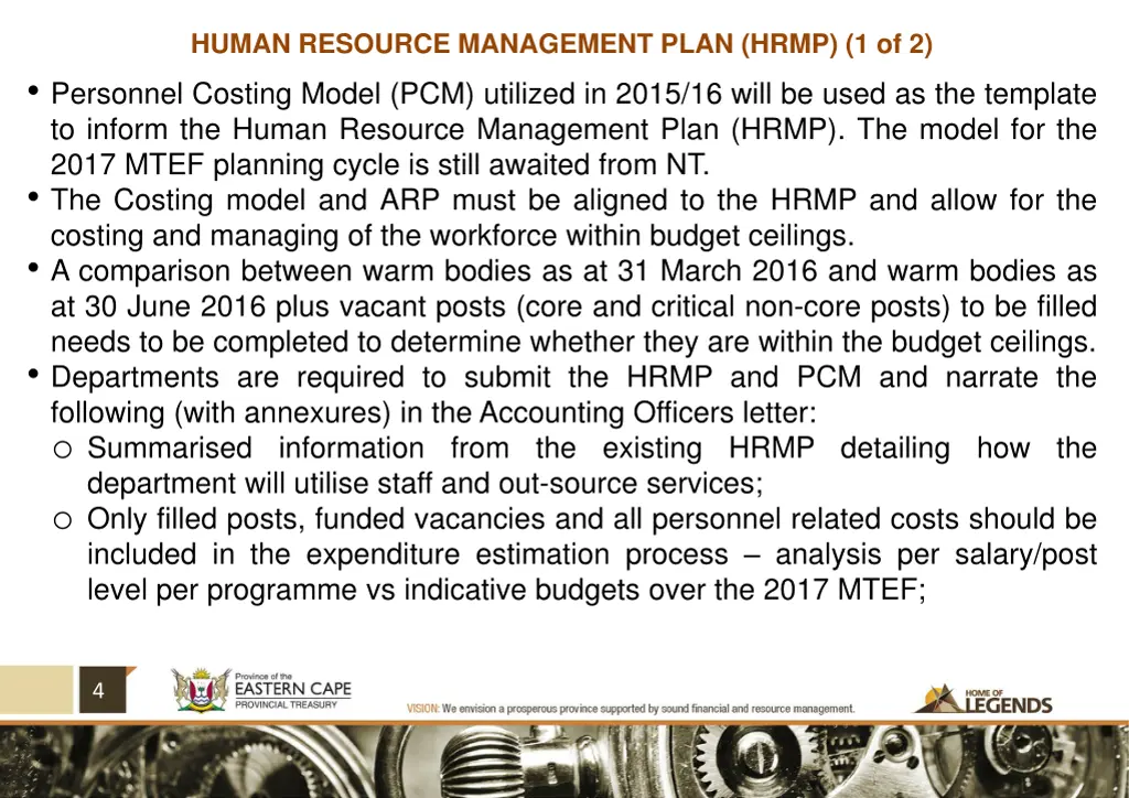 human resource management plan hrmp
