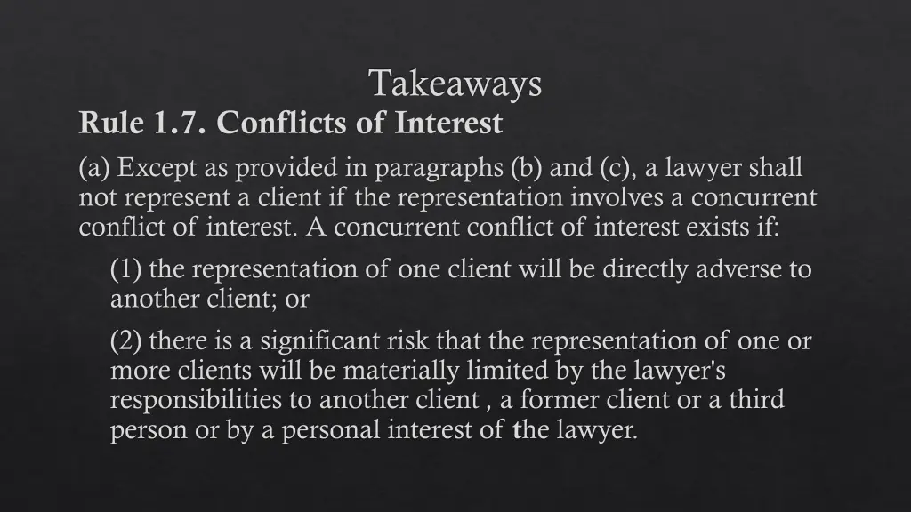 takeaways 1