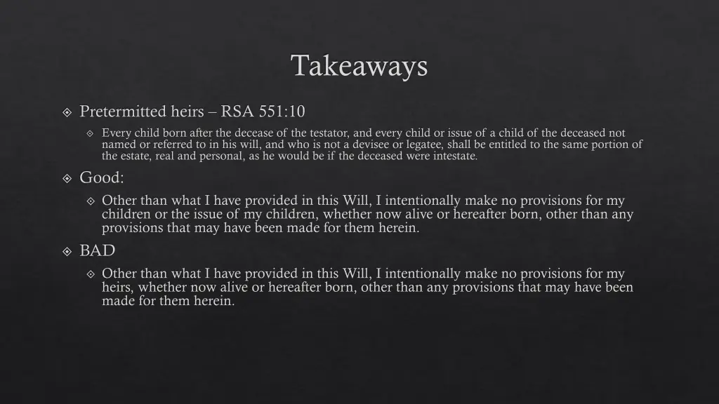takeaways 3