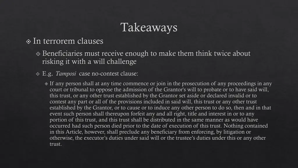 takeaways 5