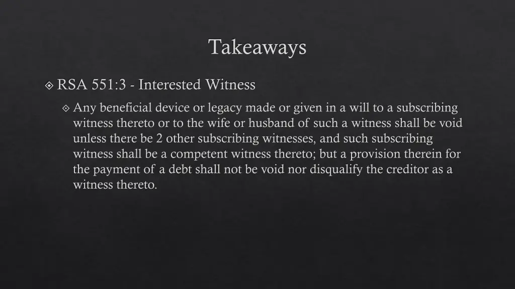takeaways 7