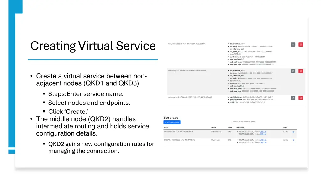 creating virtual service