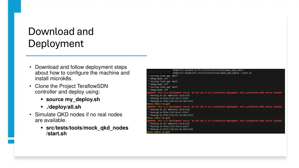 download and deployment