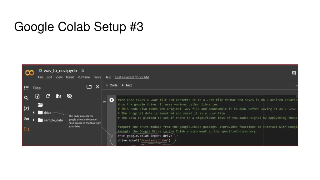 google colab setup 3