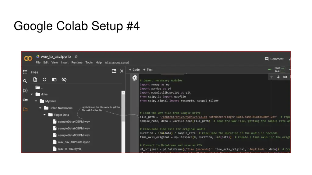 google colab setup 4