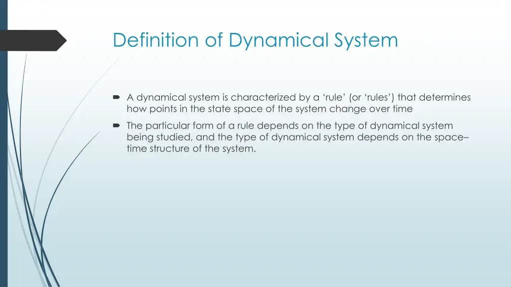 definition of dynamical system