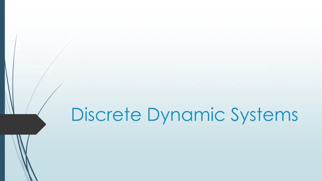 discrete dynamic systems