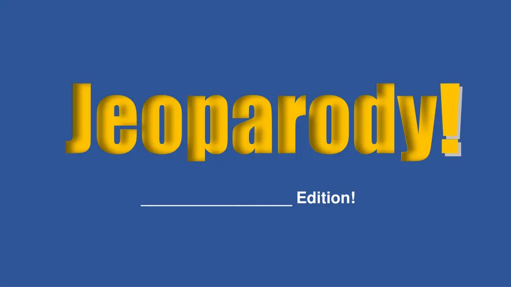 jeoparody