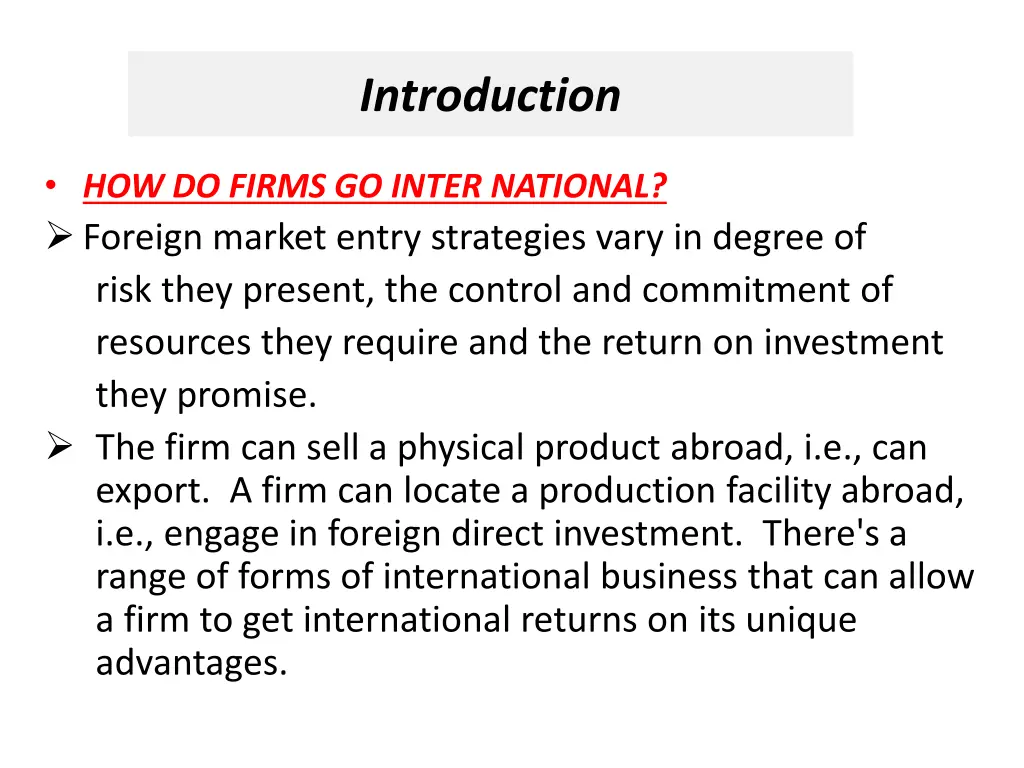 introduction