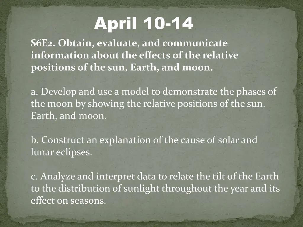 april 10 14