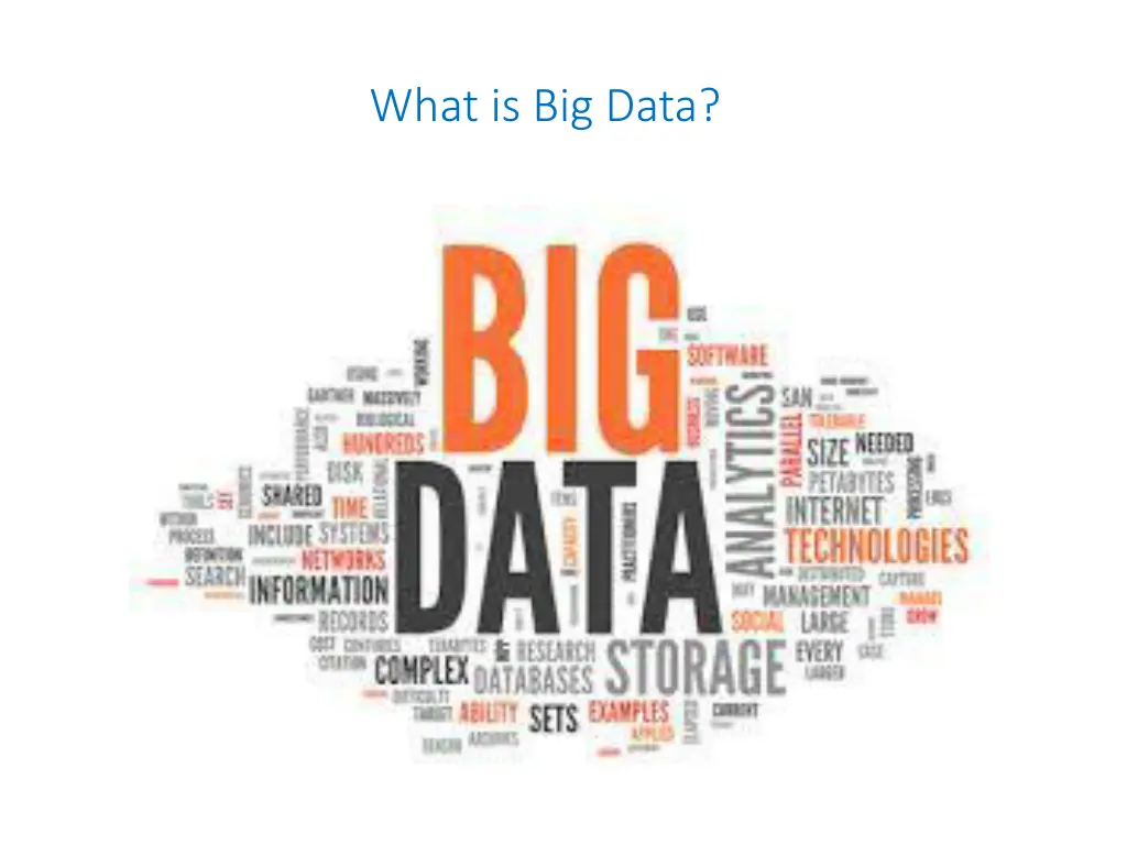 what is big data