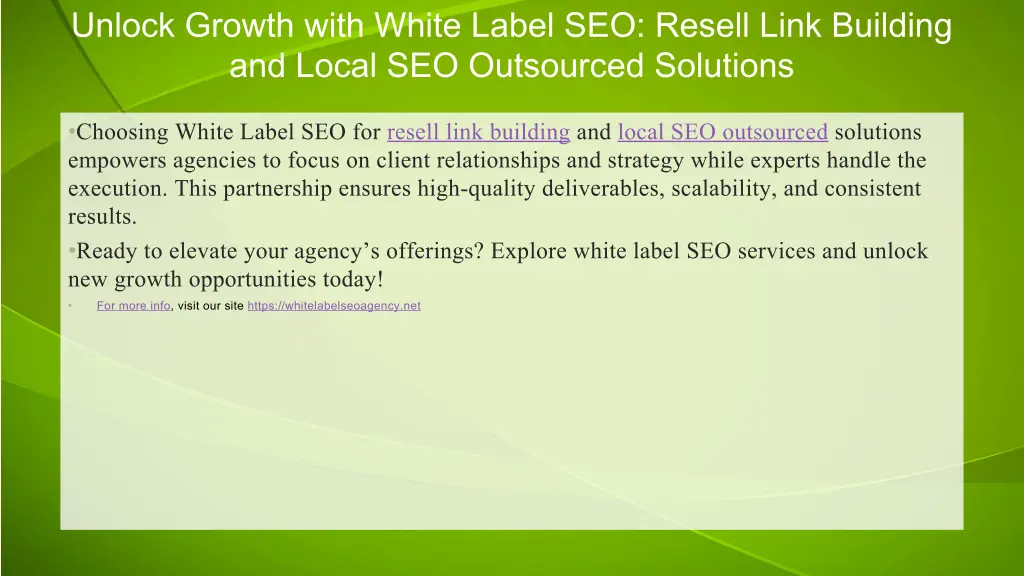 unlock growth with white label seo resell link 1