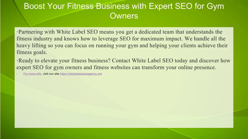 boost your fitness business with expert 1