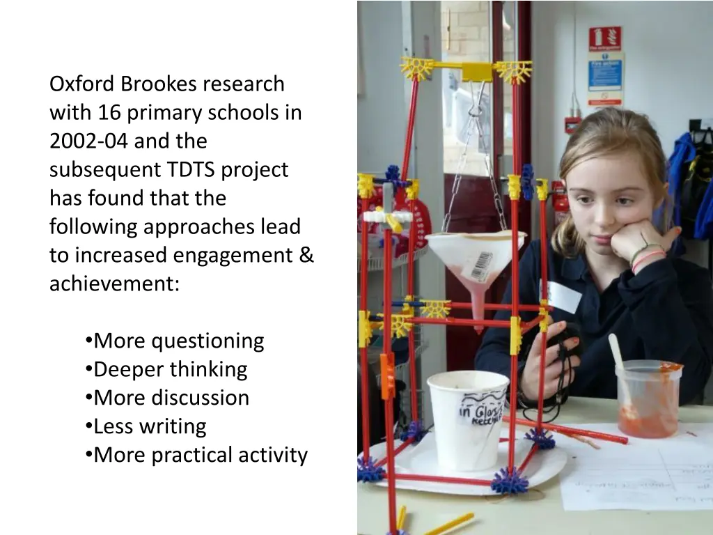 oxford brookes research with 16 primary schools
