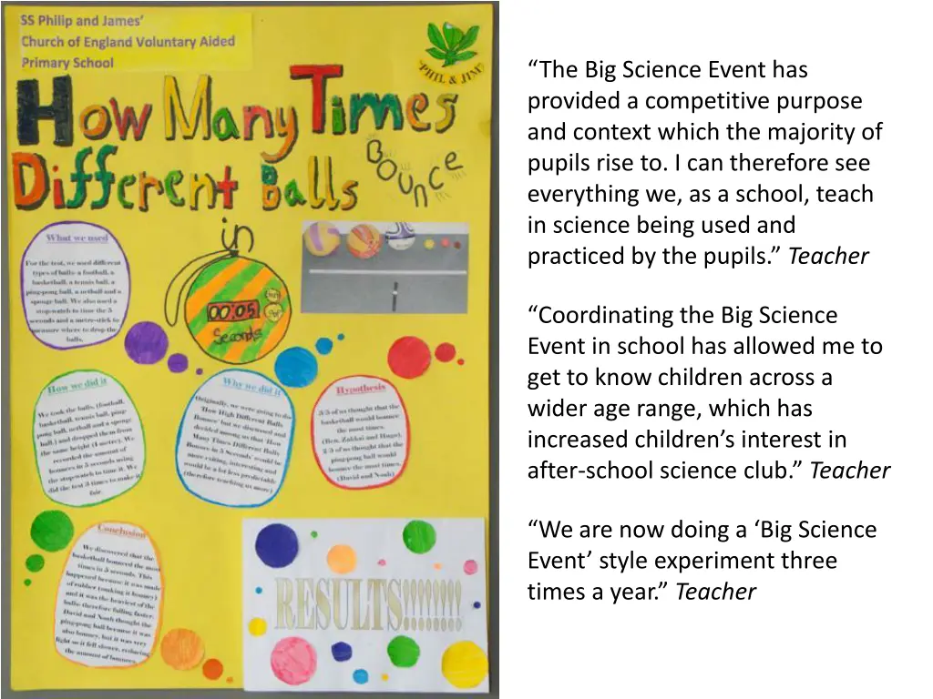 the big science event has provided a competitive