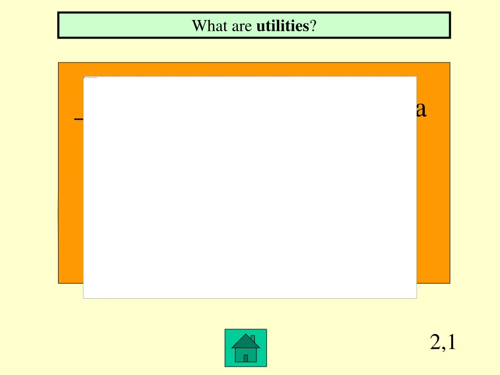 what are utilities