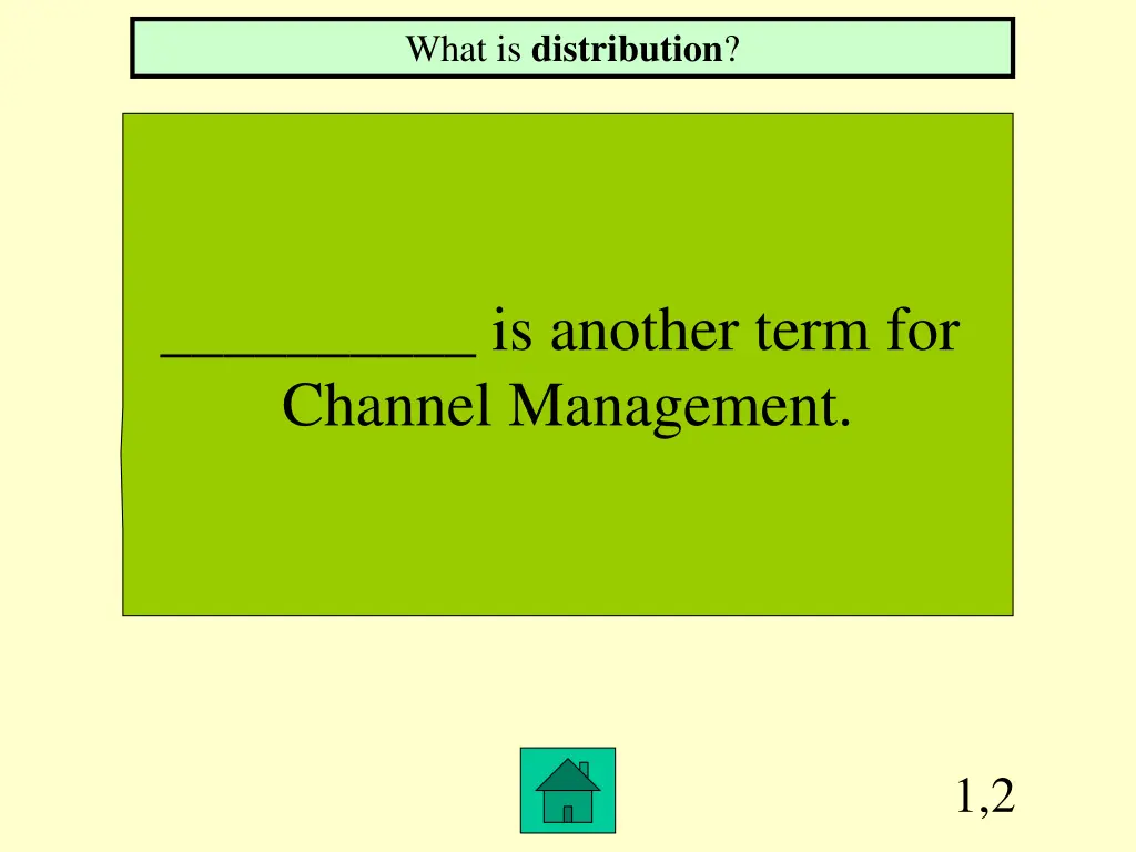 what is distribution