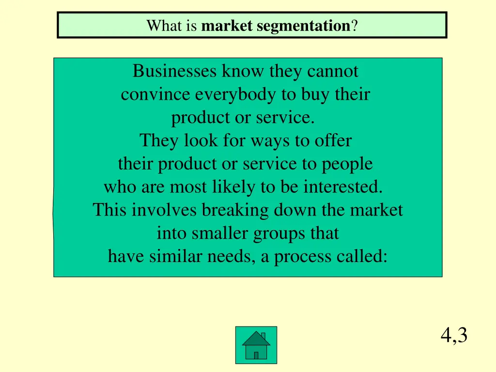 what is market segmentation
